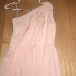 Davids bridal Petal pink bridesmaid dress